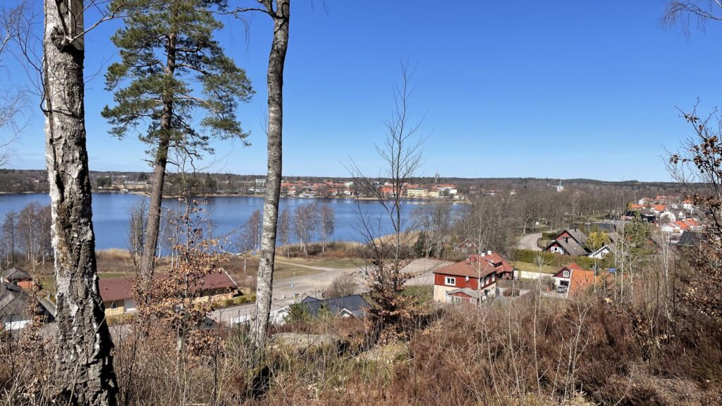 View of Osby from atop