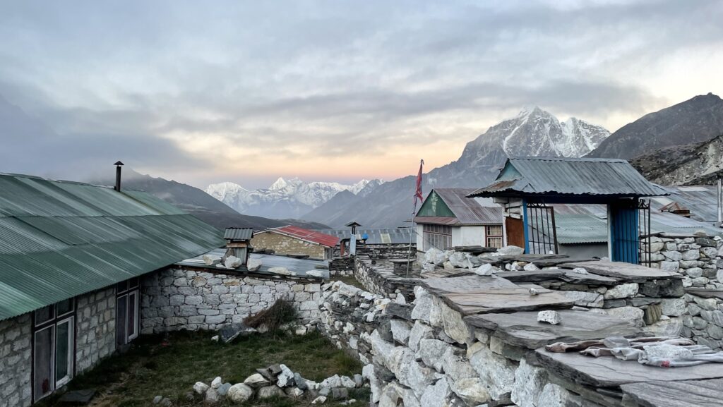 The village of Chukkung in Everest Region